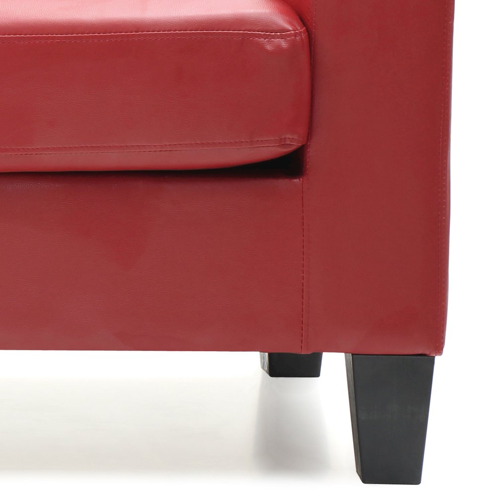 Glory Furniture Newbury Sofa in Red Color. Picture 6