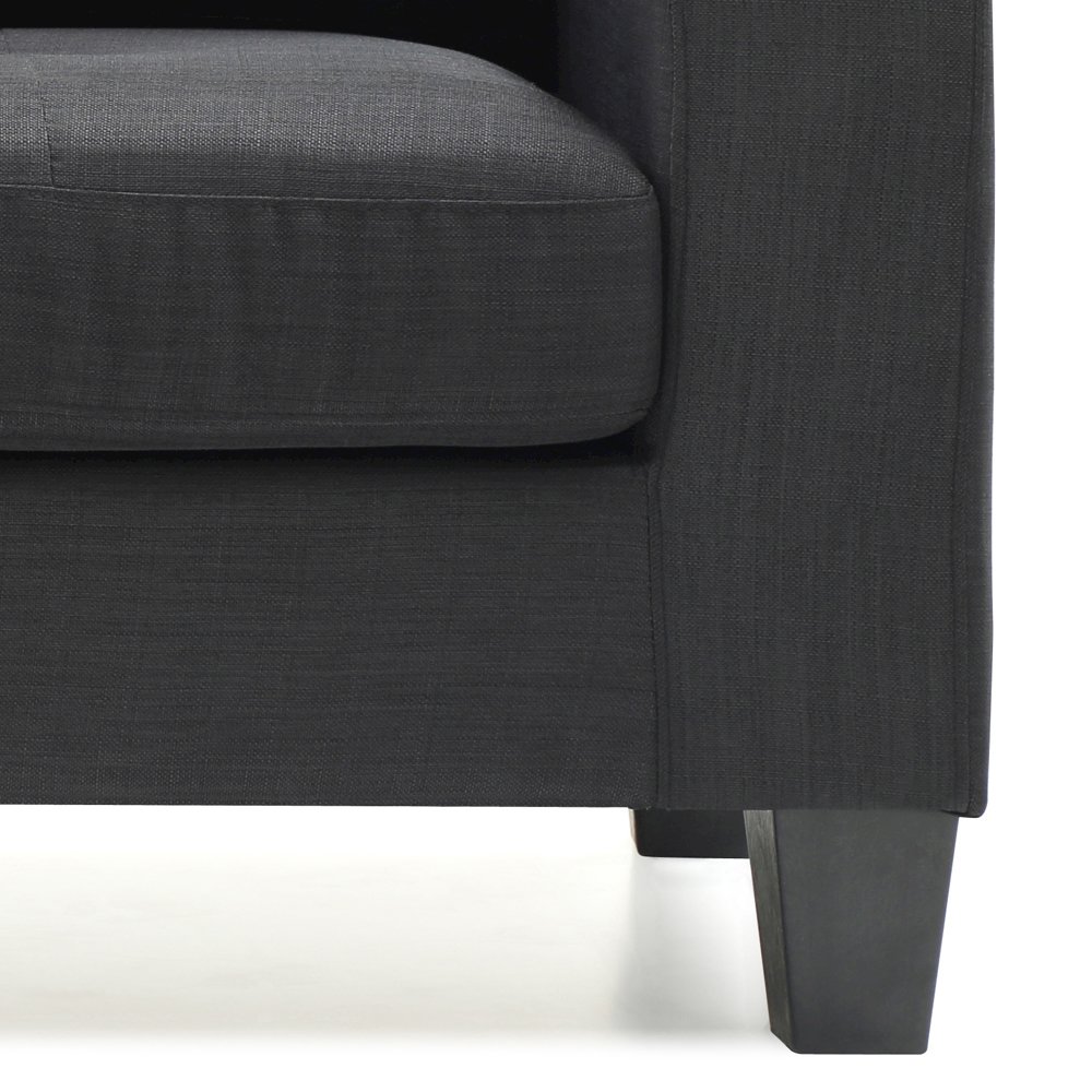 Glory Furniture Newbury Loveseat in Black Color. Picture 6