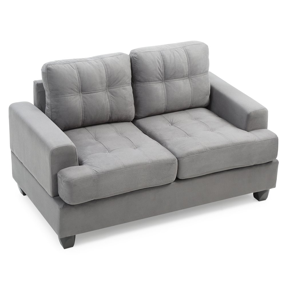 Glory Furniture Sandridge Loveseat in Gray Color. Picture 3