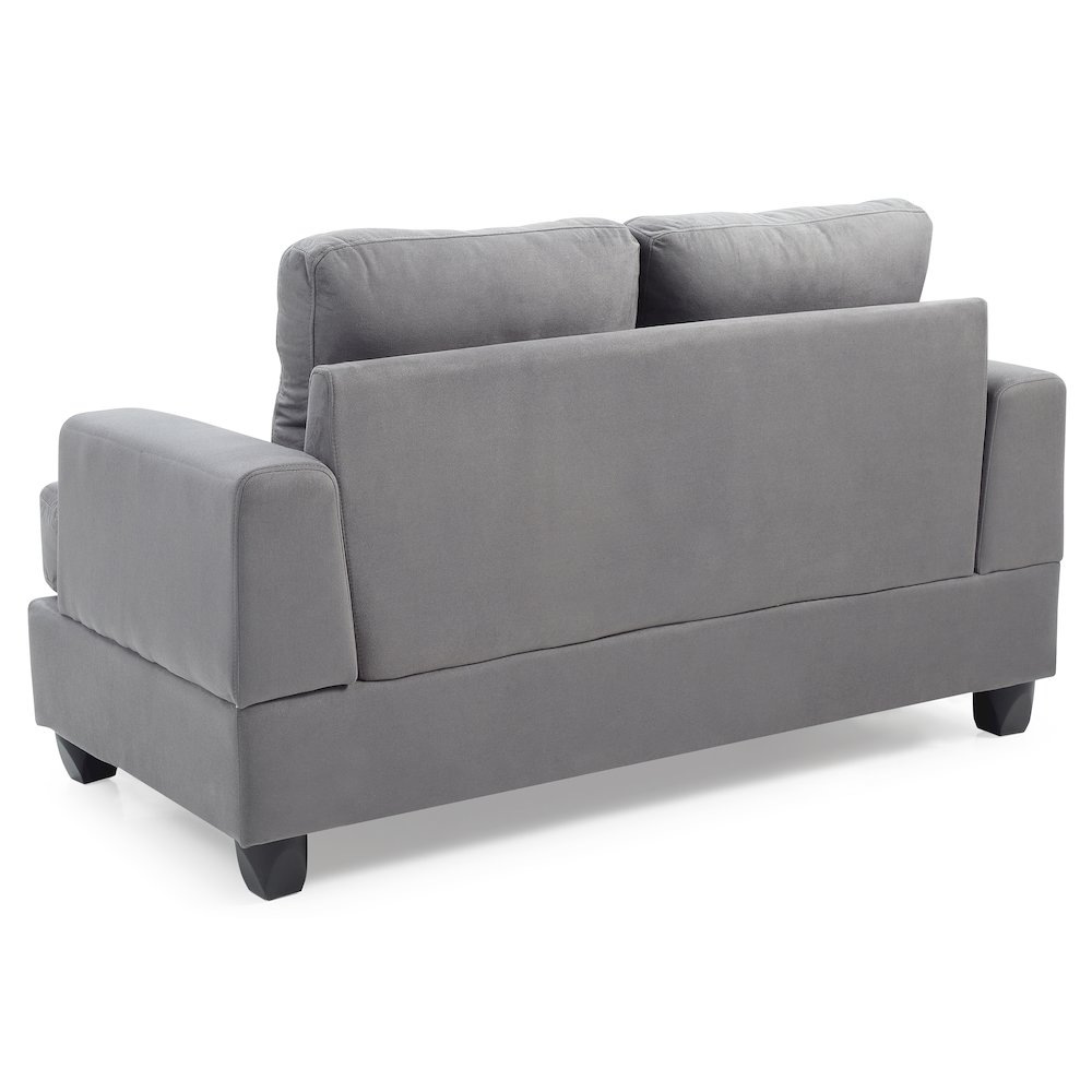 Glory Furniture Sandridge Loveseat in Gray Color. Picture 4