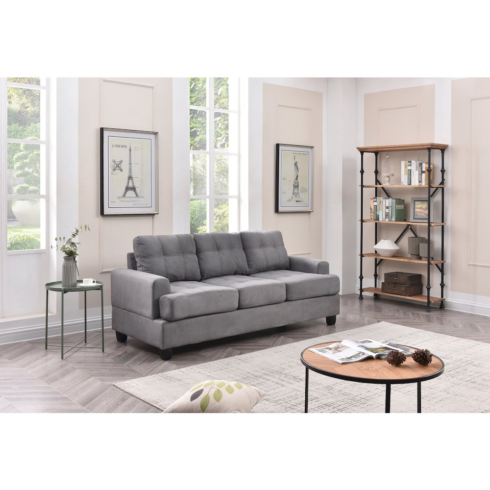 Glory Furniture Sandridge Sofa in Gray Color. Picture 5