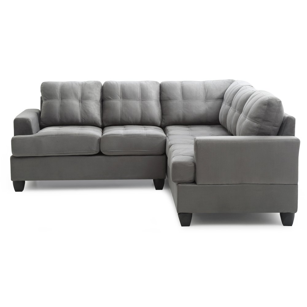 Glory Furniture Sandridge Sectional in Gray Color. Picture 1
