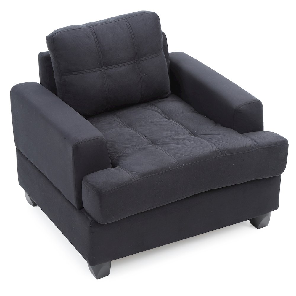 Glory Furniture Sandridge Accent Chair in Black Color. Picture 3