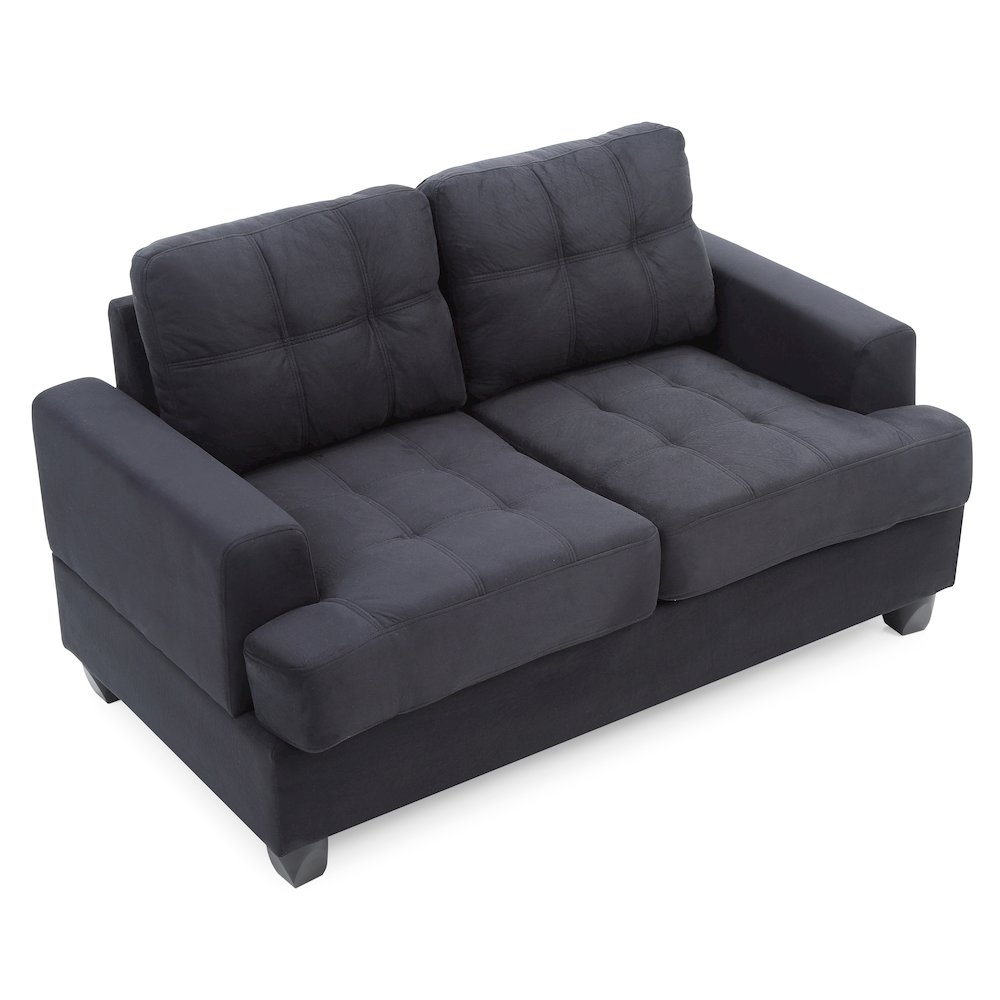 Glory Furniture Sandridge Loveseat in Black Color. Picture 3