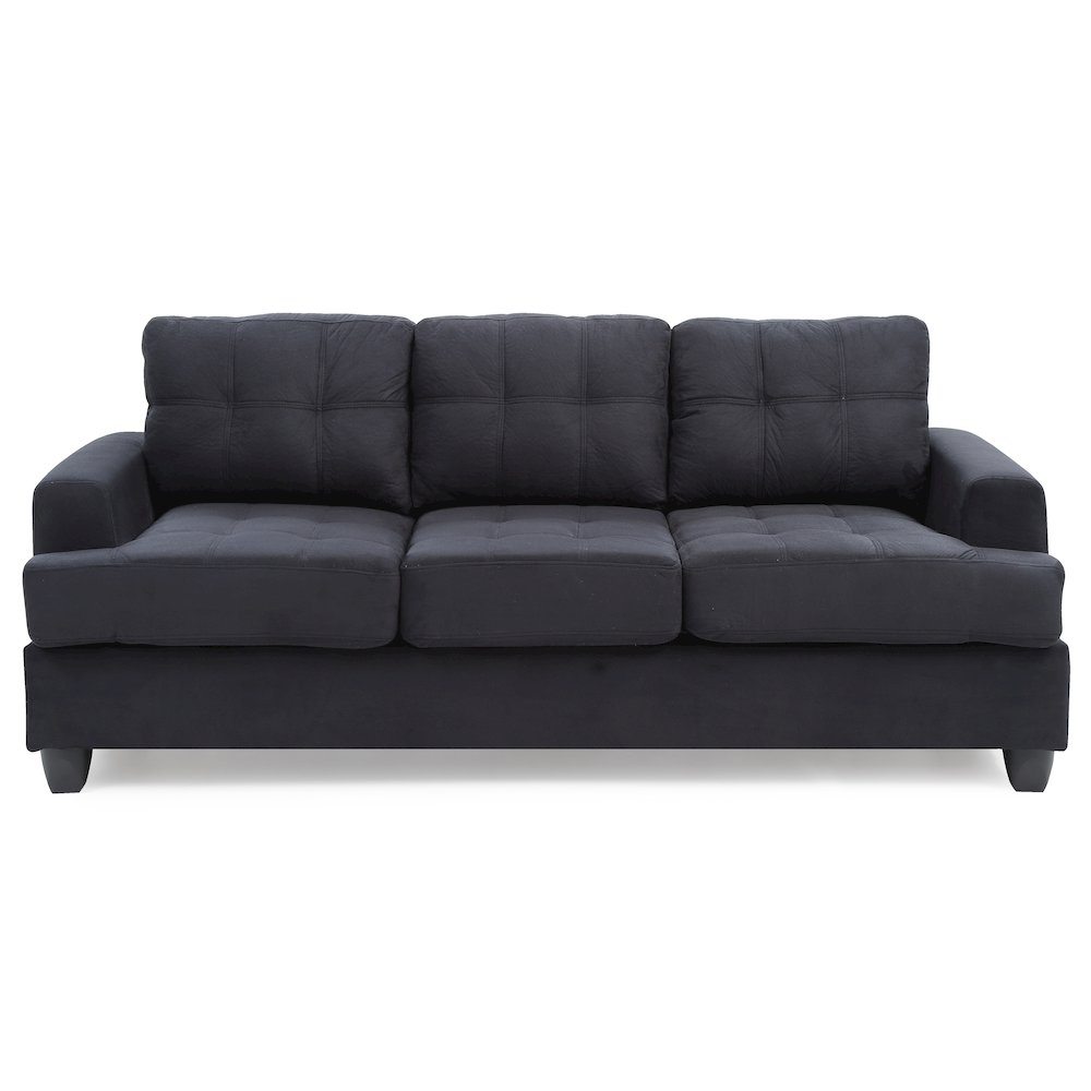 Glory Furniture Sandridge Sofa in Black Color. Picture 2