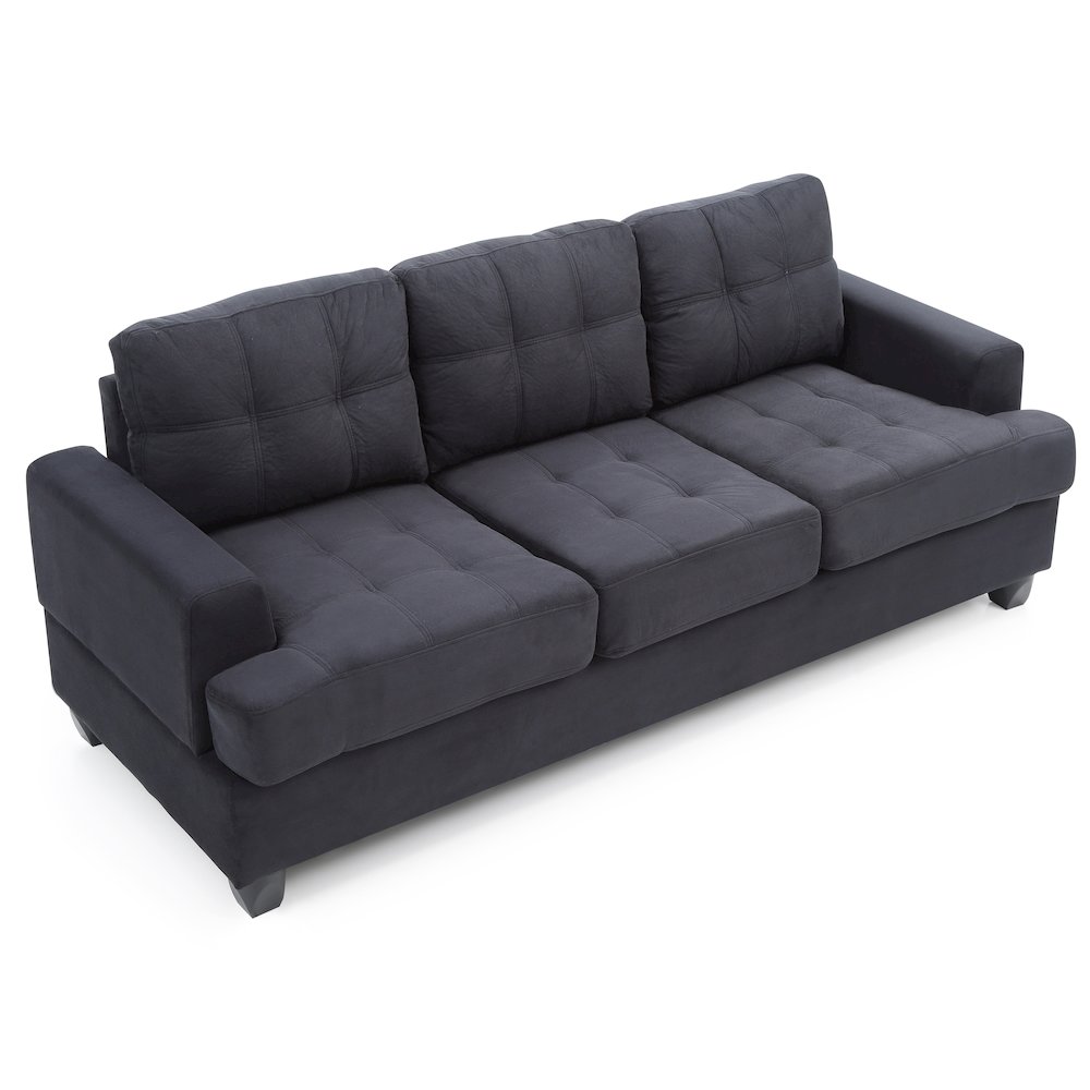 Glory Furniture Sandridge Sofa in Black Color. Picture 3