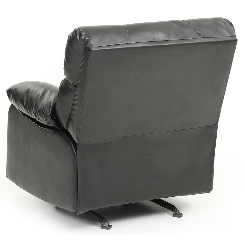 Glory Furniture Manny Rocker Recliner in Black Color. Picture 5