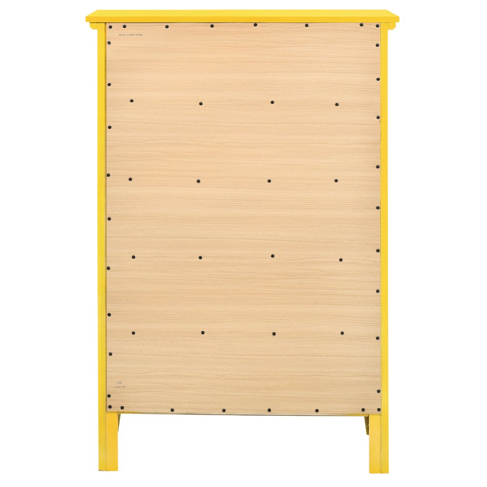 Glory Furniture Hammond Chest in Yellow Color. Picture 5