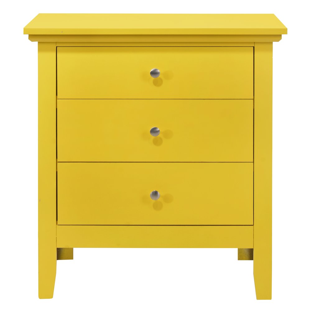 Glory Furniture Hammond Night Stand in Yellow Color. Picture 2