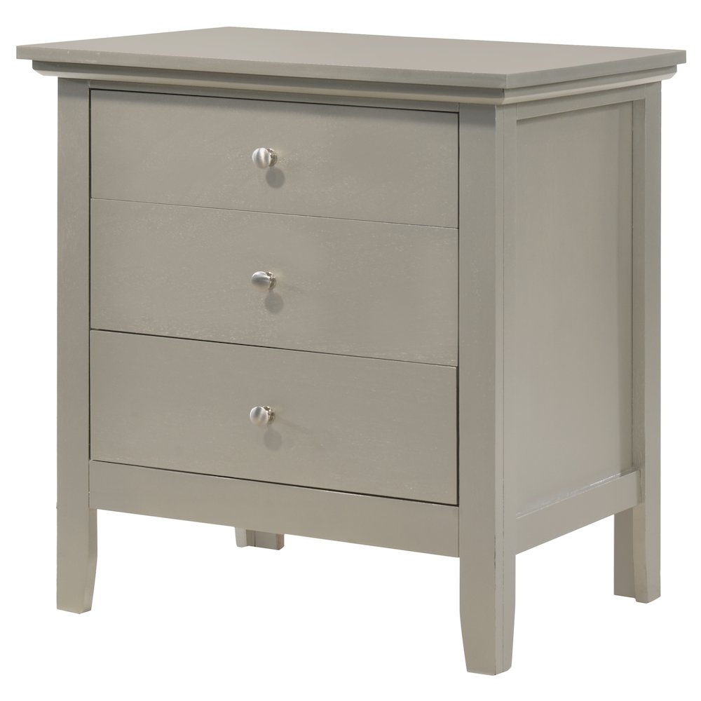 Glory Furniture Hammond Night Stand in Champagne Color. Picture 1