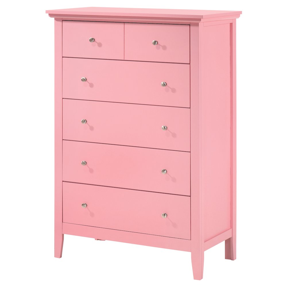 Glory Furniture Hammond Chest in Pink Color. Picture 1