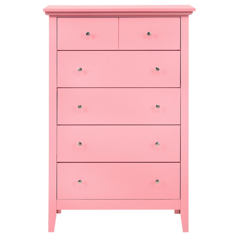 Glory Furniture Hammond Chest in Pink Color. Picture 2