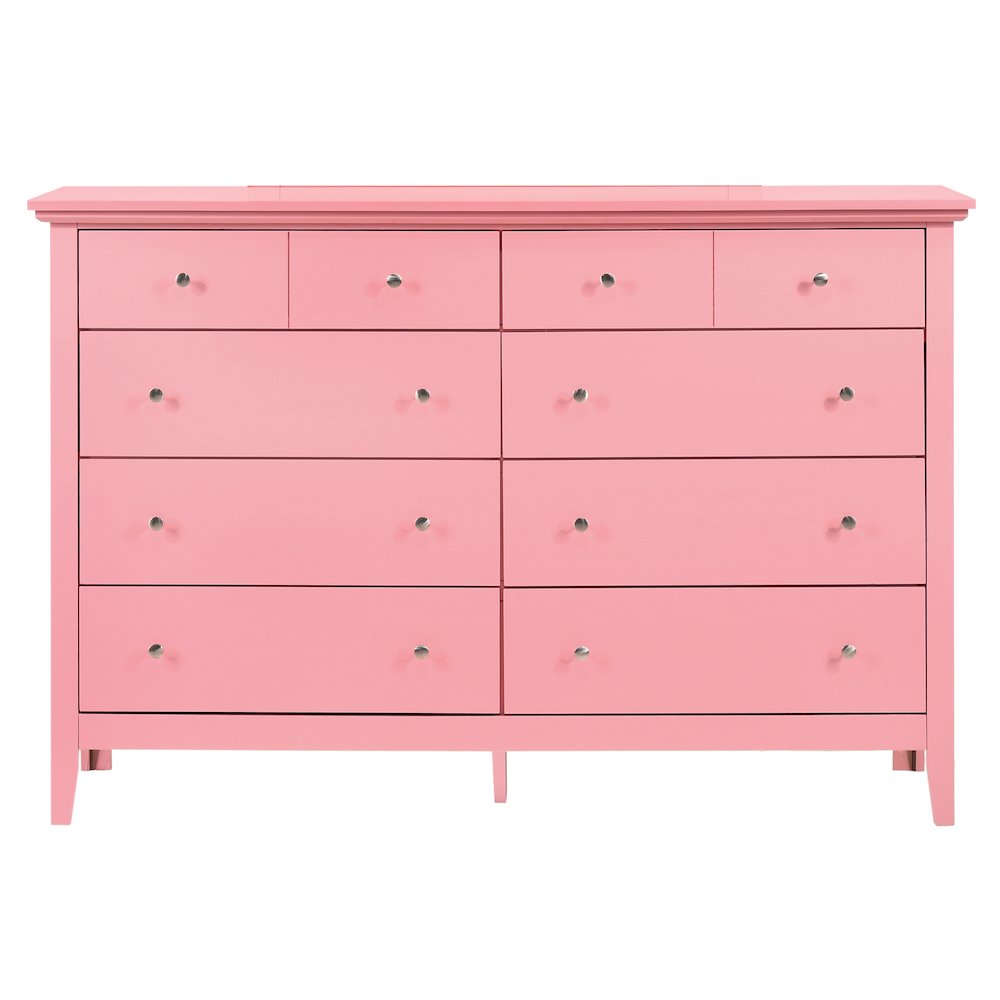Glory Furniture Hammond Dresser in Pink Color. Picture 2