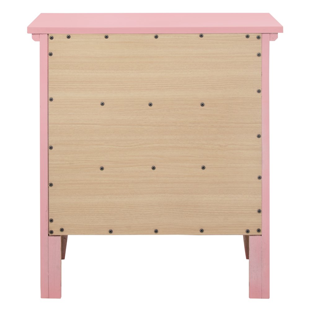 Glory Furniture Hammond Night Stand in Pink Color. Picture 4