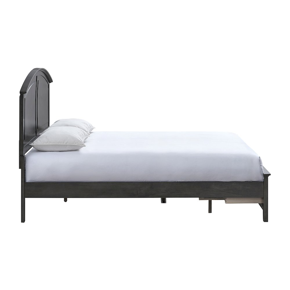 Glory Furniture Hammond Queen Bed, Gray Color. Picture 3