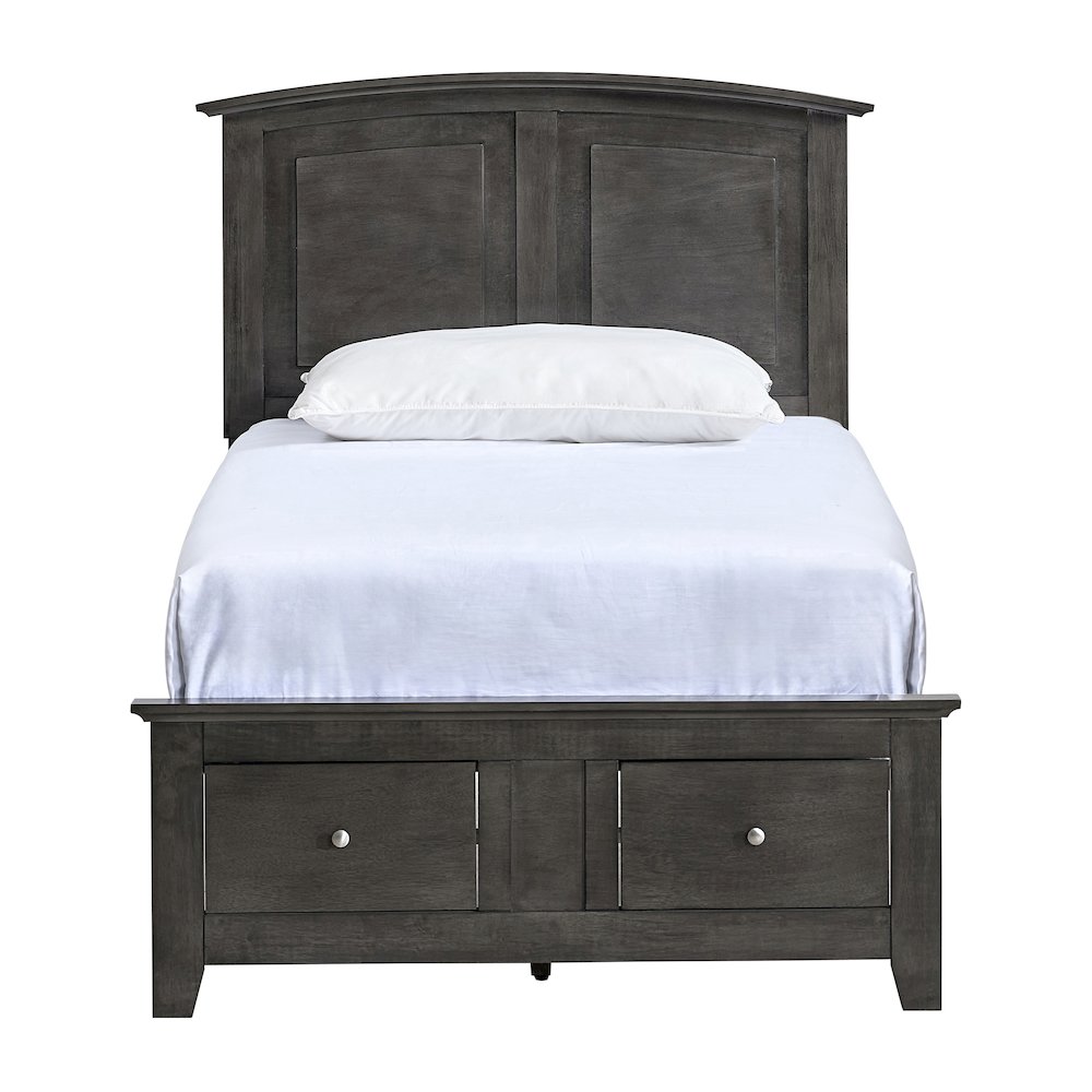 Glory Furniture Hammond Twin Bed, Gray Color. Picture 1