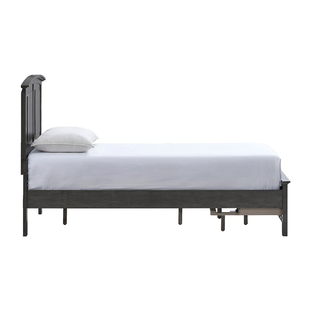 Glory Furniture Hammond Twin Bed, Gray Color. Picture 3