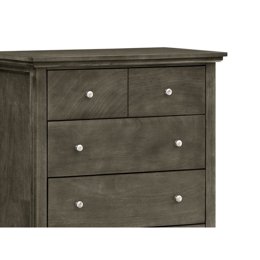 Glory Furniture Hammond Chest in Gray Color. Picture 5
