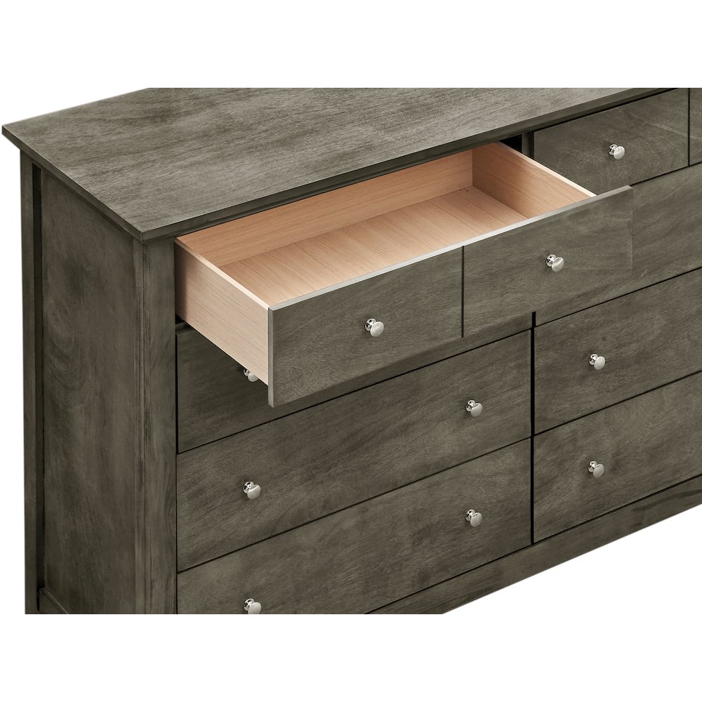 Glory Furniture Hammond Dresser in Gray Color. Picture 6