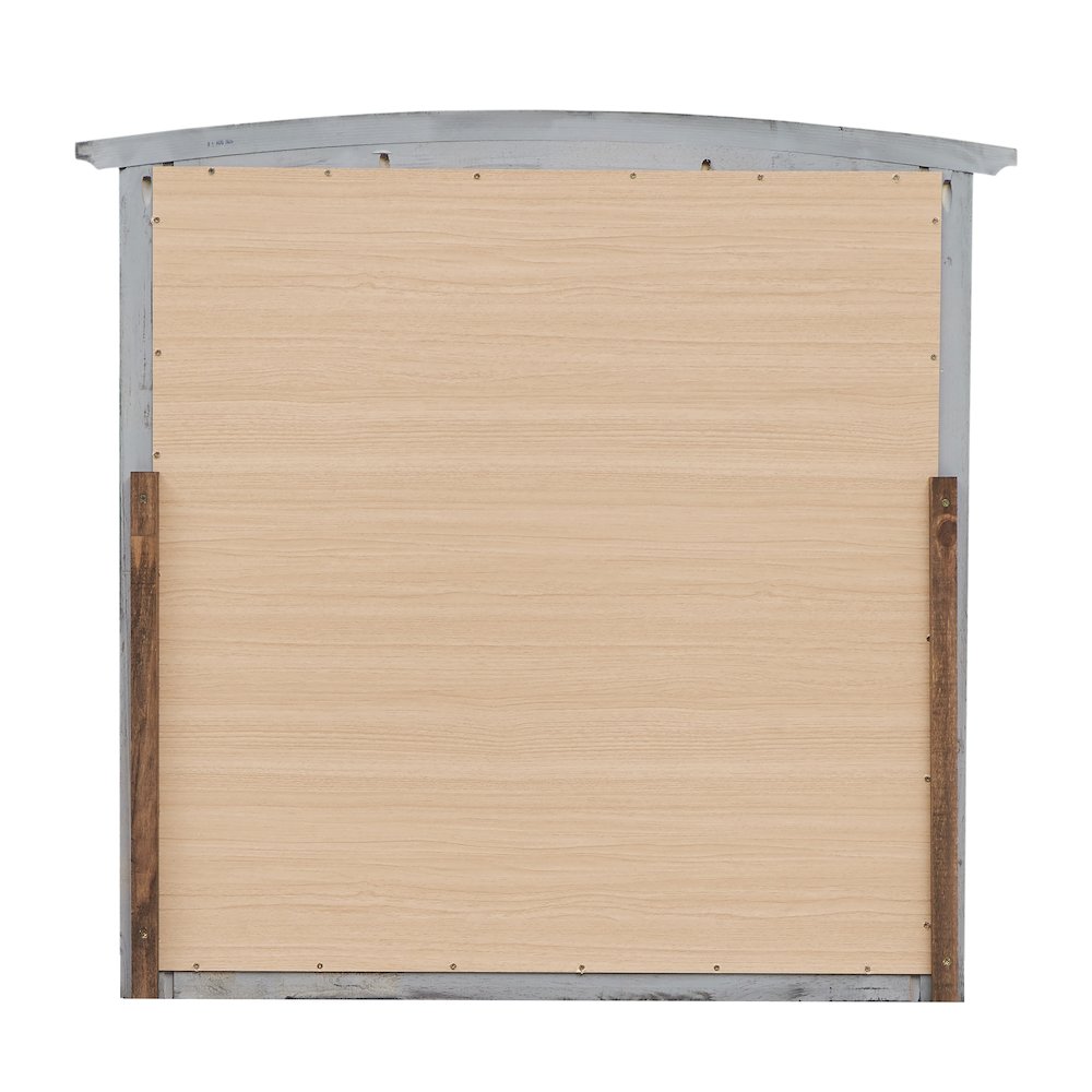 Glory Furniture Hammond Mirror in Gray Color. Picture 4
