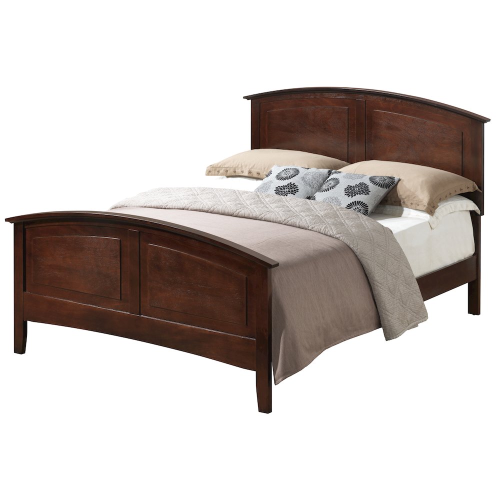 Glory Furniture Hammond Queen Bed in Cappuccino Color. Picture 1
