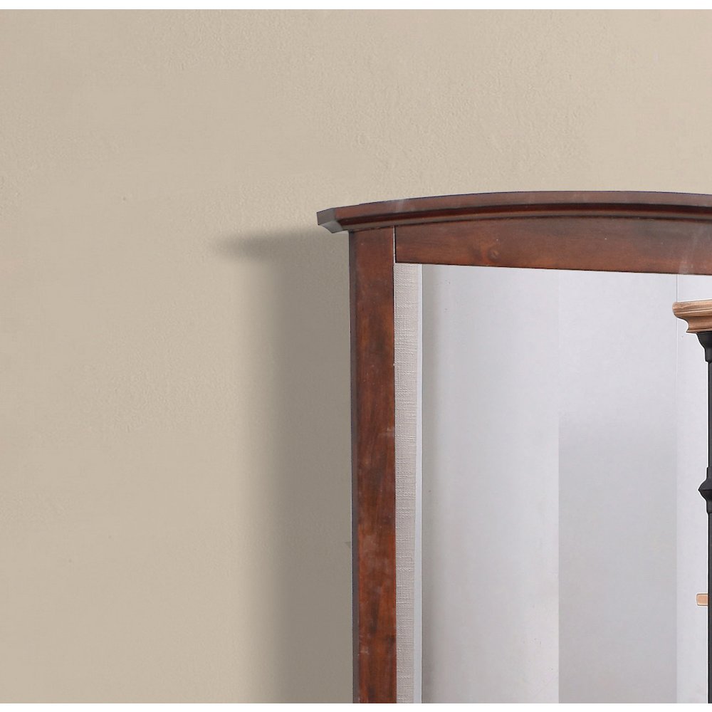 Glory Furniture Hammond   Arched Dresser Mirror, Cappuccino. Picture 6