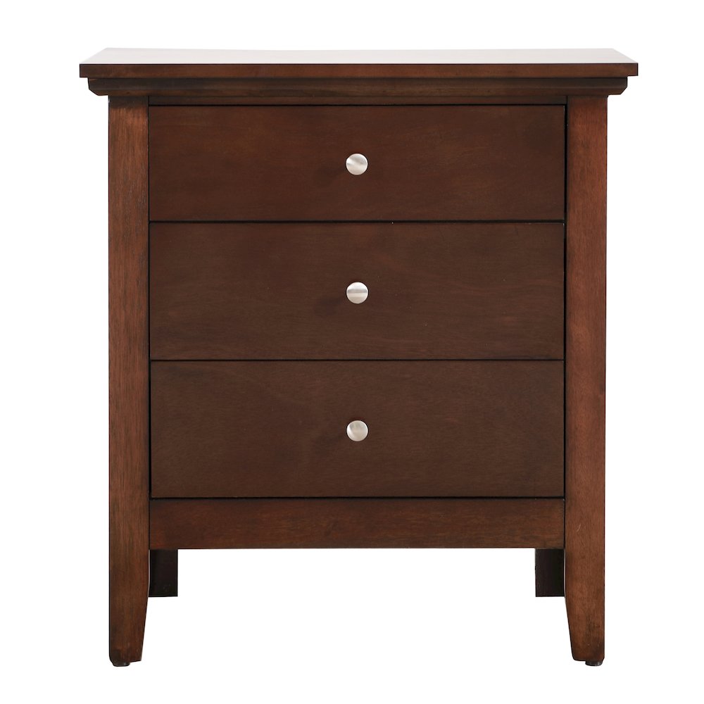 Glory Furniture Hammond   3 Drawer Nightstand, Cappuccino. Picture 7