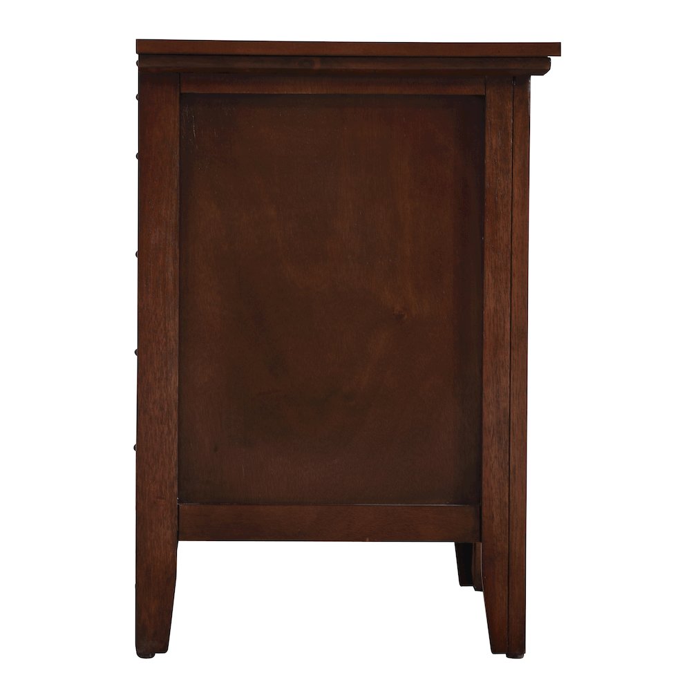 Glory Furniture Hammond   3 Drawer Nightstand, Cappuccino. Picture 4