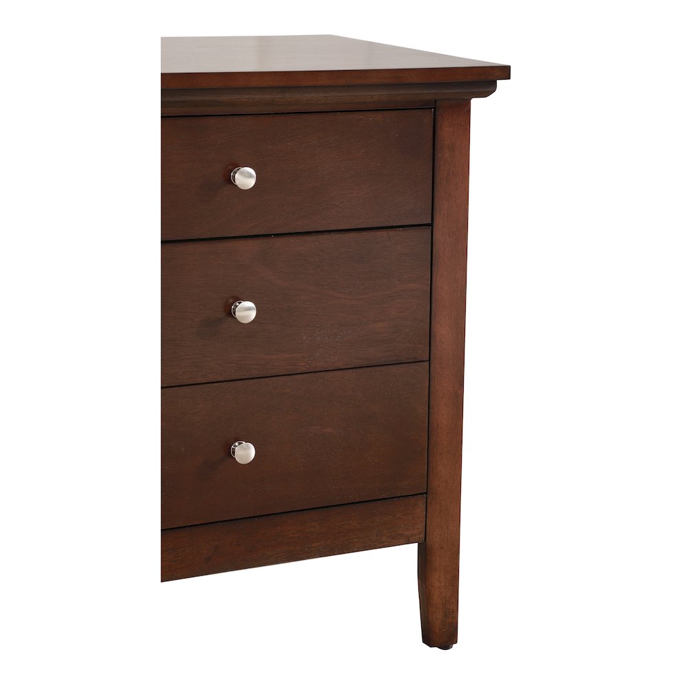 Glory Furniture Hammond   3 Drawer Nightstand, Cappuccino. Picture 5