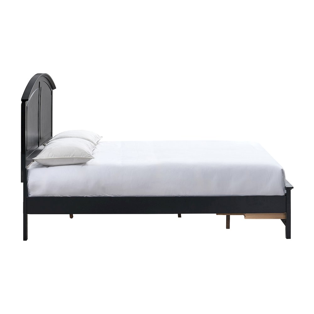 Glory Furniture Hammond King Bed, Black Color. Picture 3