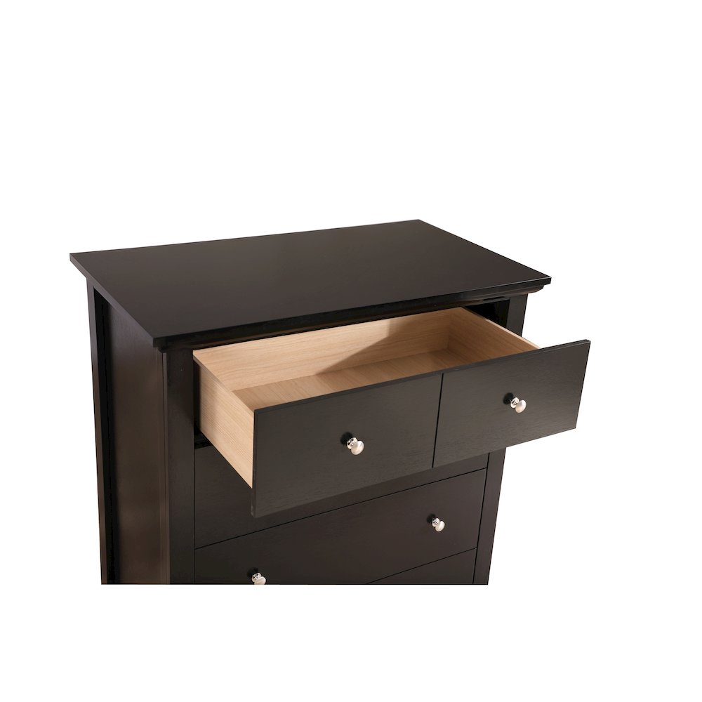 Glory Furniture Hammond Chest in Black Color. Picture 3