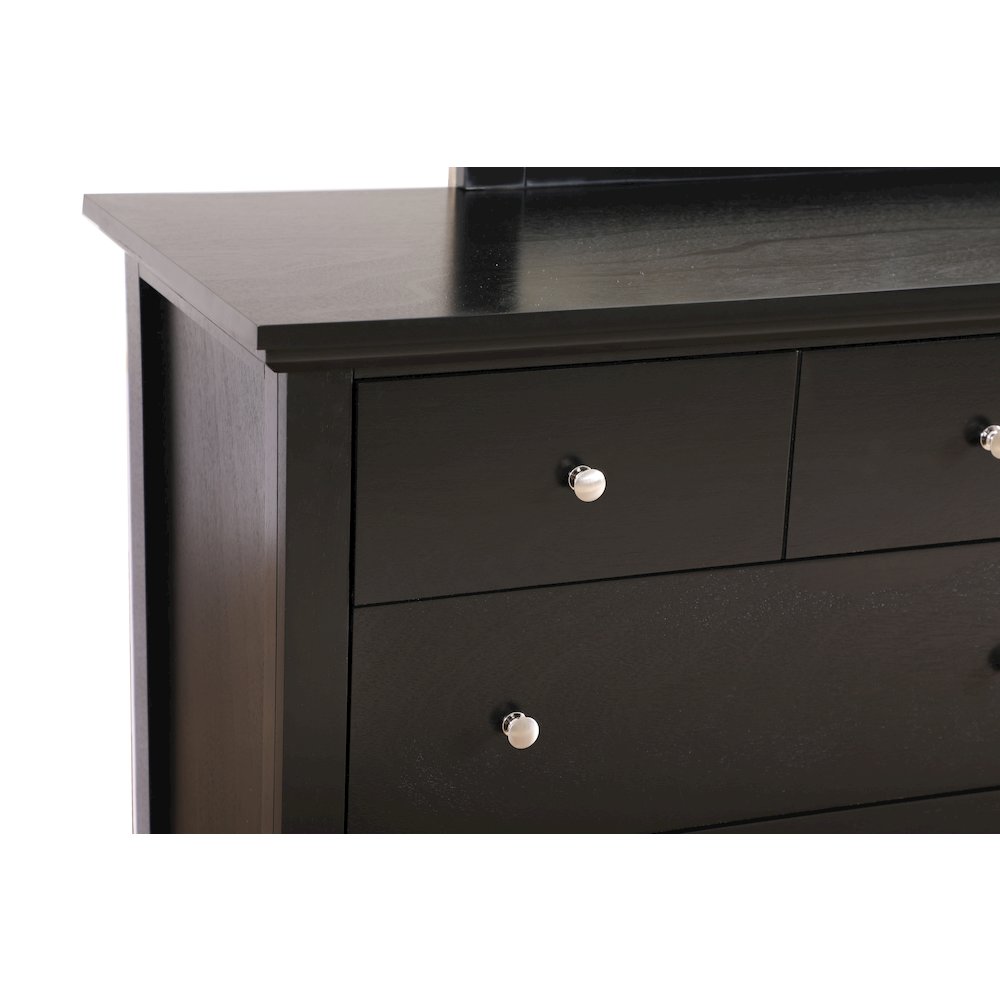 Glory Furniture Hammond Dresser in Black Color. Picture 6