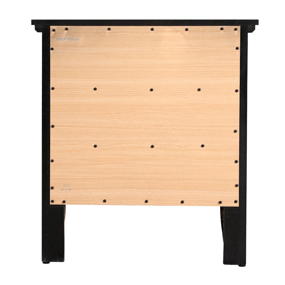 Glory Furniture Hammond G5450-N 3 Drawer Nightstand, Black. Picture 4