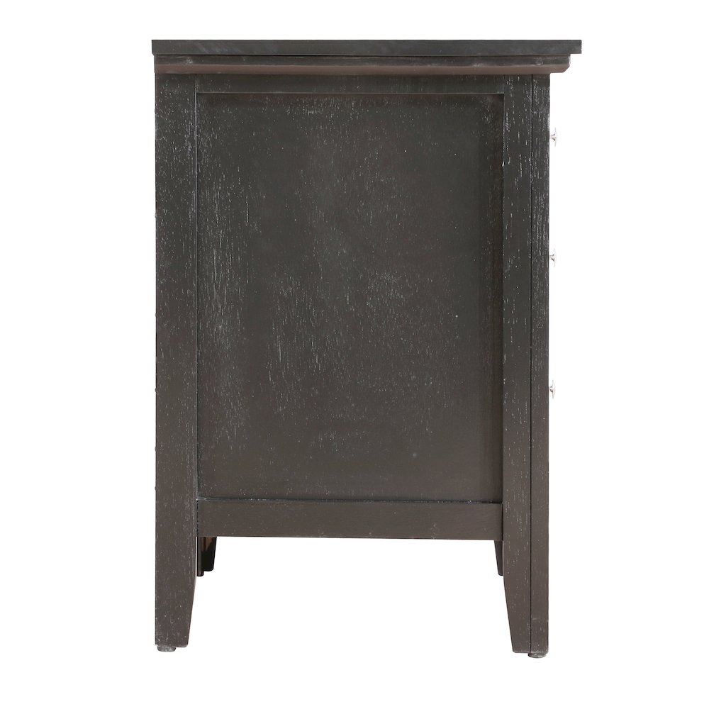 Glory Furniture Hammond G5450-N 3 Drawer Nightstand, Black. Picture 5