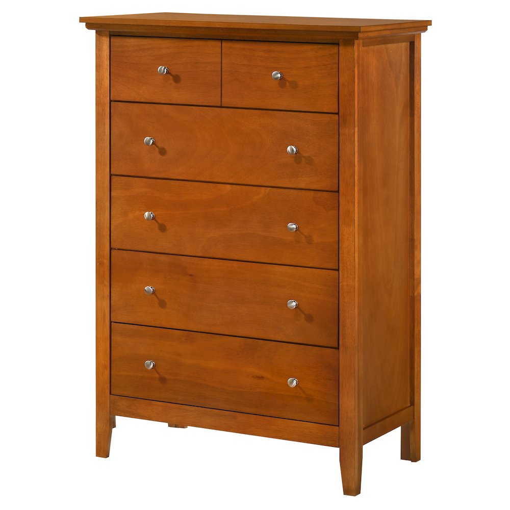 Glory Furniture Hammond Chest in Oak Color. Picture 1