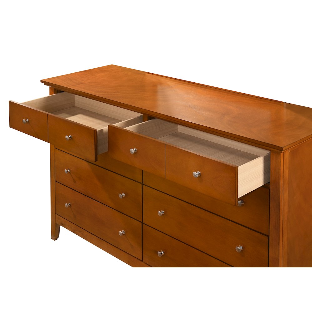 Glory Furniture Hammond Dresser in Oak Color. Picture 3