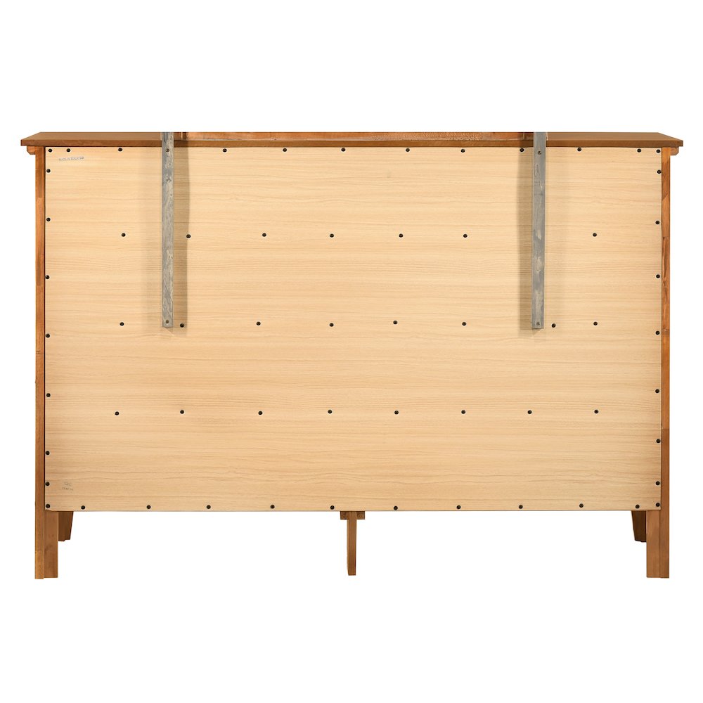 Glory Furniture Hammond Dresser in Oak Color. Picture 4