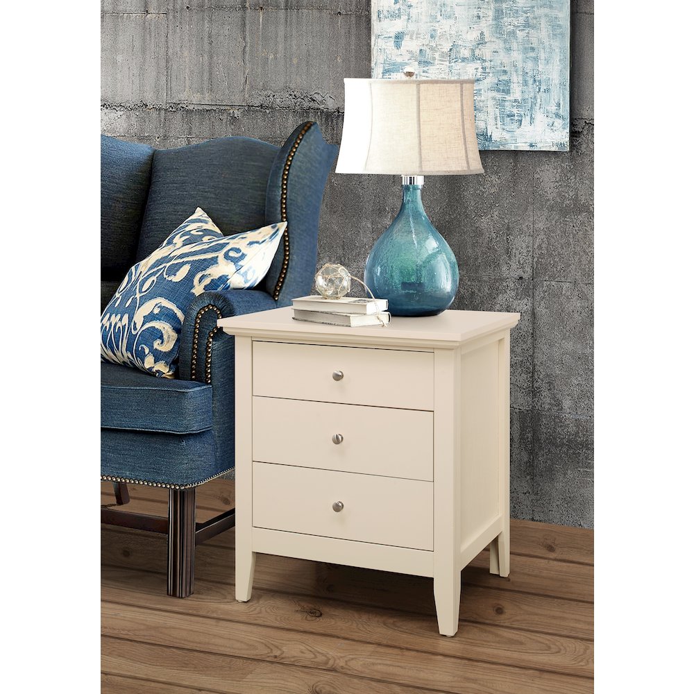 Glory Furniture Hammond Nightstand in Beige Color. Picture 4