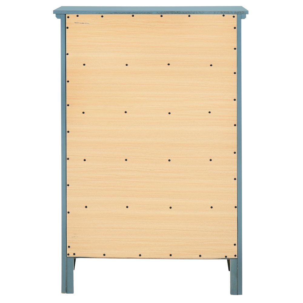 Glory Furniture Hammond Chest in Teal Color. Picture 4