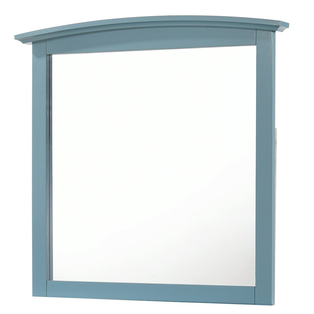 Glory Furniture Hammond Mirror in Teal Color. Picture 1
