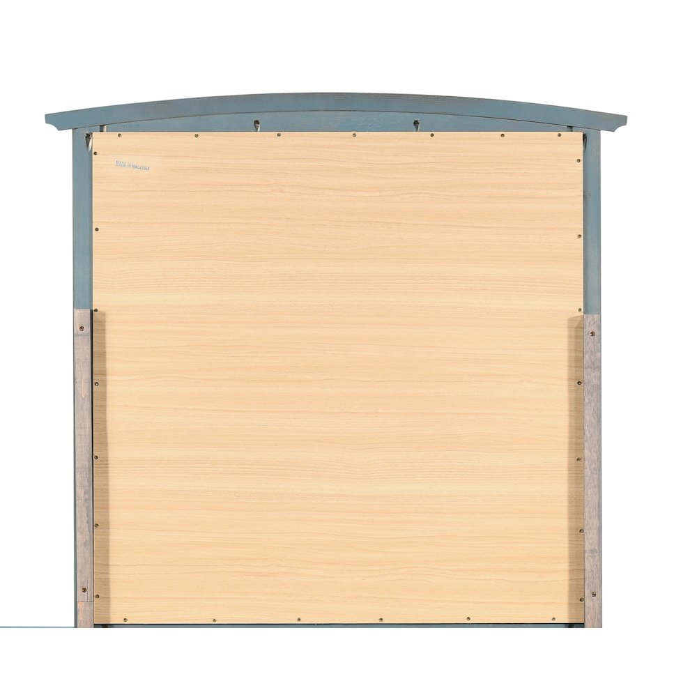 Glory Furniture Hammond Mirror in Teal Color. Picture 3