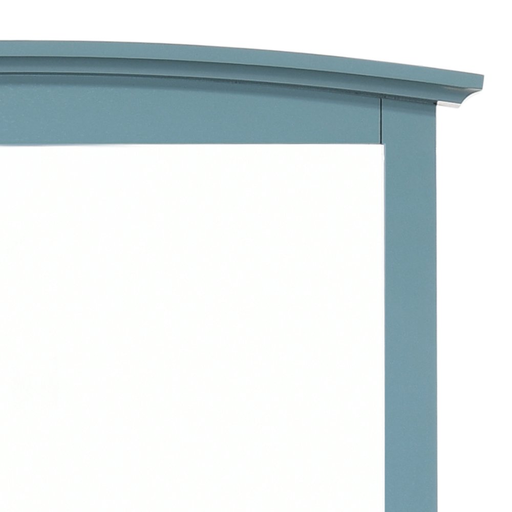 Glory Furniture Hammond Mirror in Teal Color. Picture 6