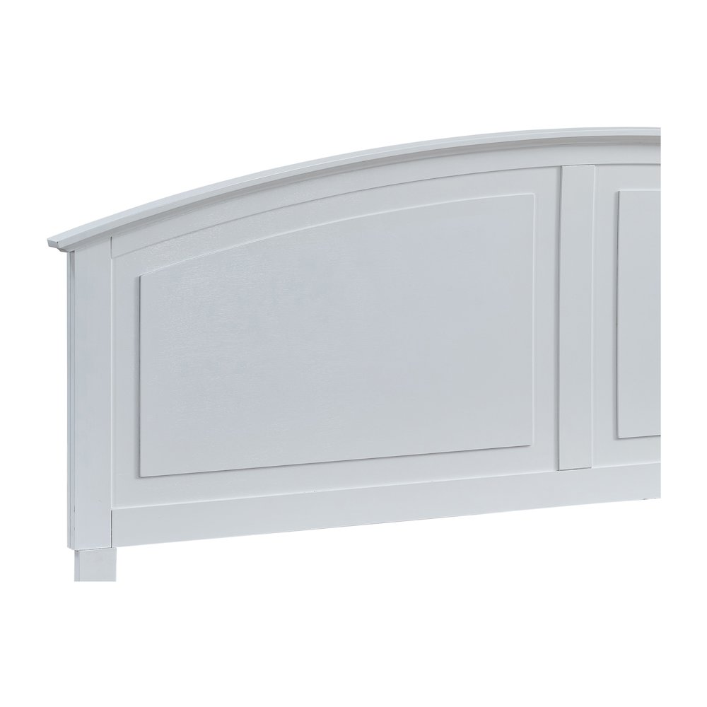 Glory Furniture Hammond King Bed, White Color. Picture 7