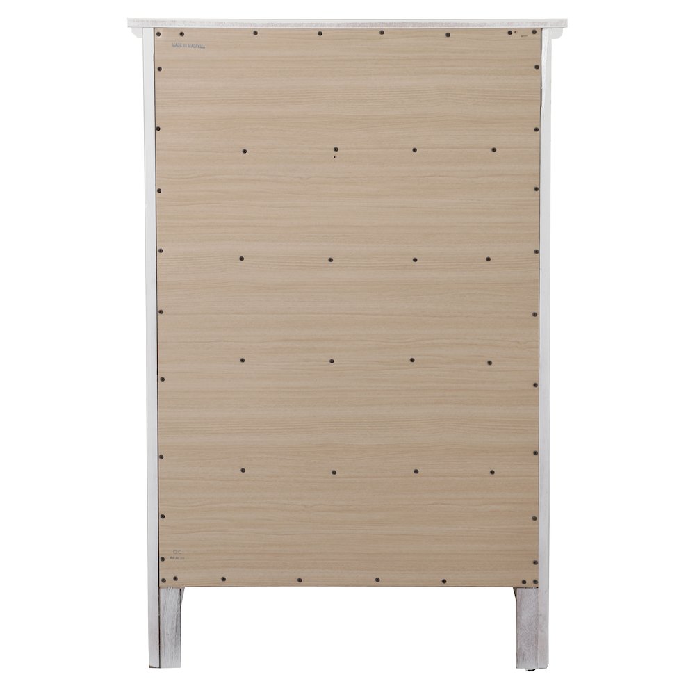 Glory Furniture Hammond Chest in White Color. Picture 4