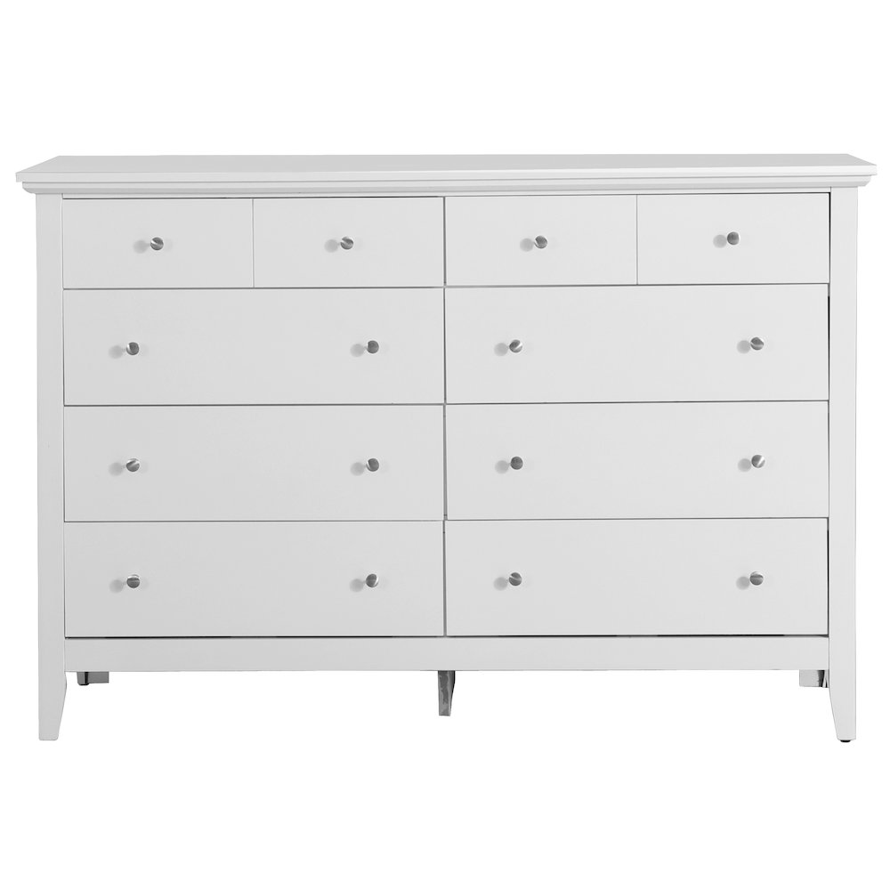 Glory Furniture Hammond Dresser in White Color. Picture 3