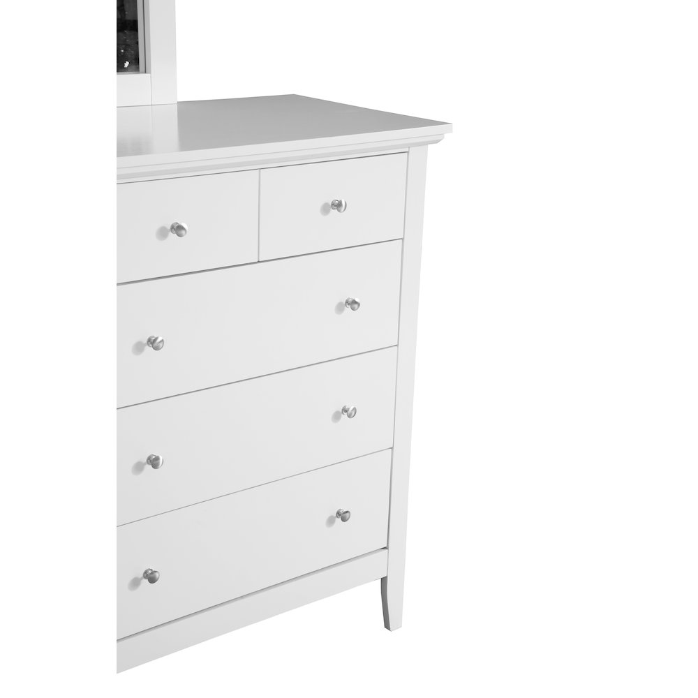 Glory Furniture Hammond Dresser in White Color. Picture 7