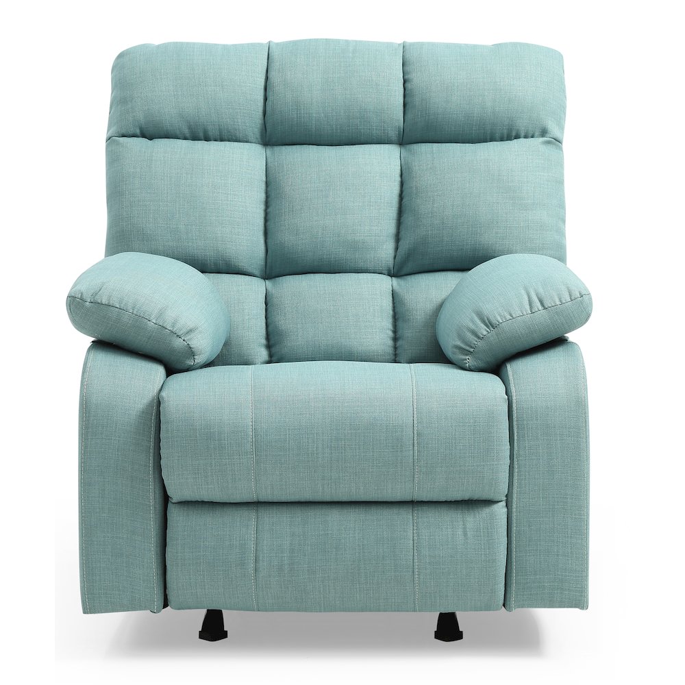 Glory Furniture Cindy Recliner in Teal Color. Picture 2