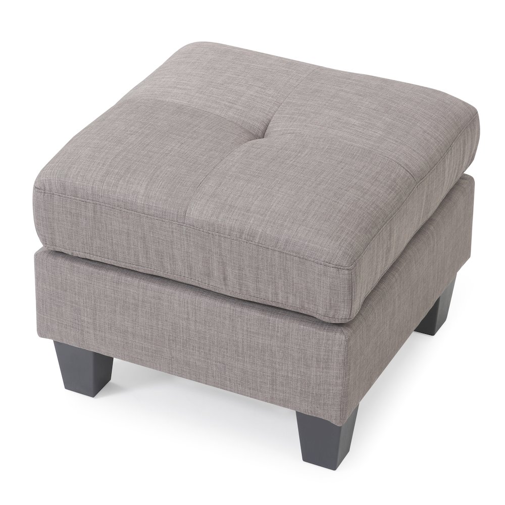 Glory Furniture Newbury Ottoman in Gray Color. Picture 4