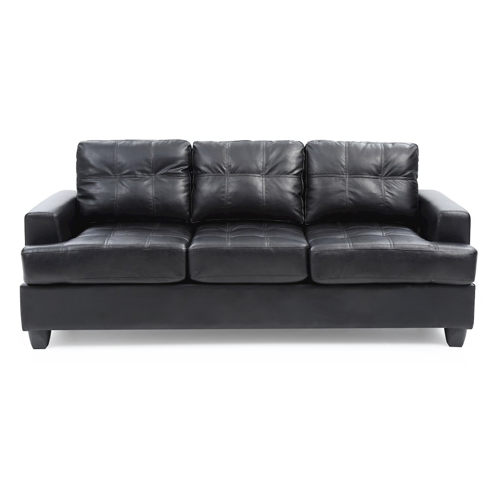 Glory Furniture Sandridge Sofa in Black Color. Picture 2