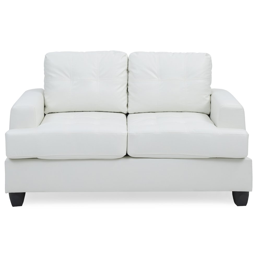 Glory Furniture Sandridge Loveseat in White Color. Picture 2